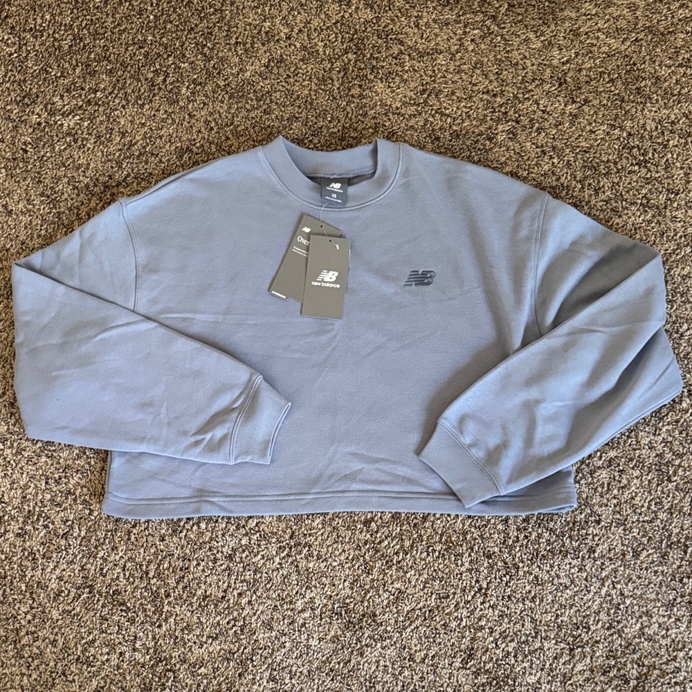 New Balance Costal Fleece Cropped Sweatshirt